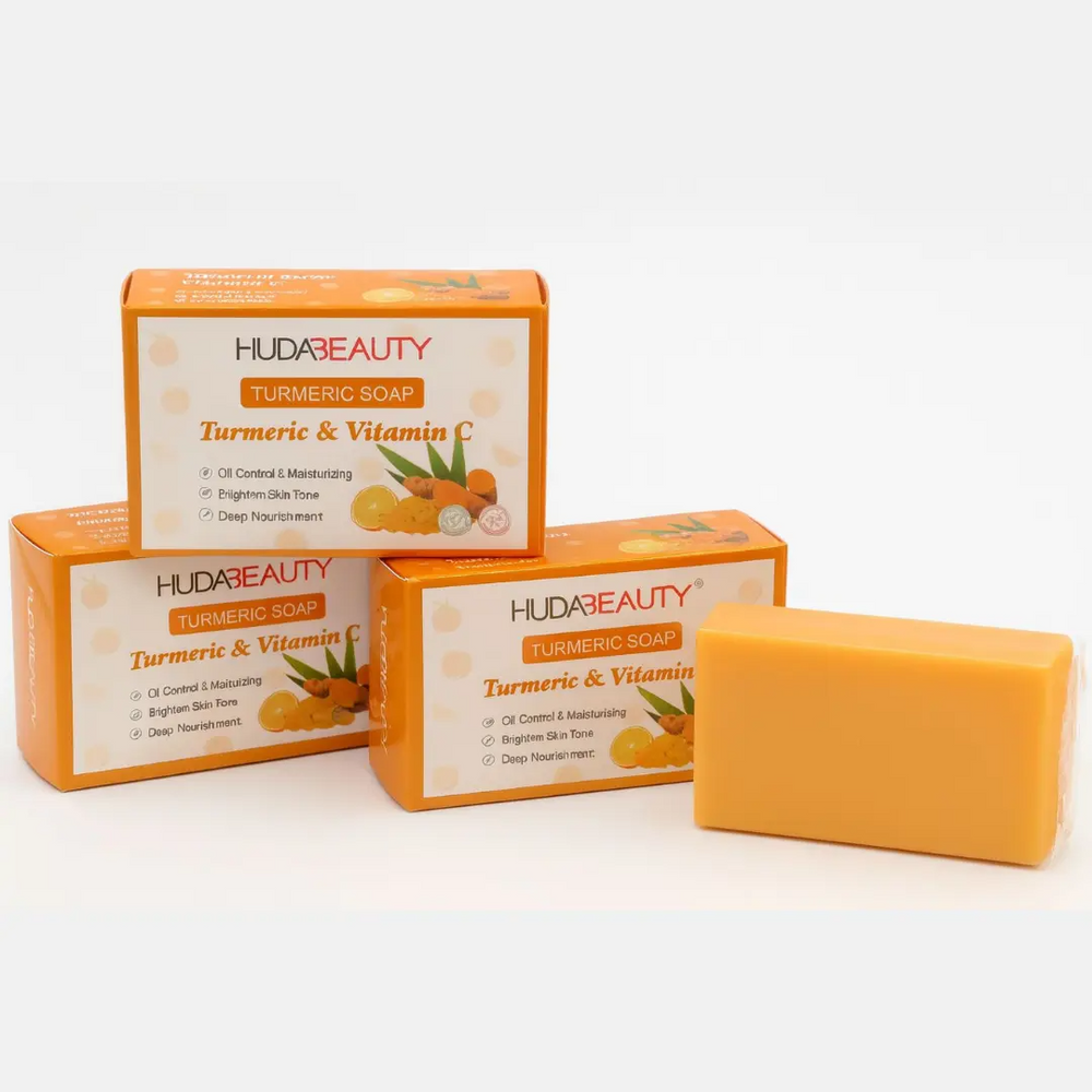 Huda Beauty Turmeric + Vitamin C Soap