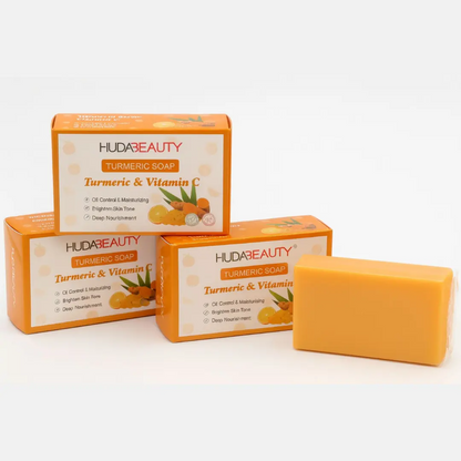 Huda Beauty Turmeric + Vitamin C Soap